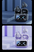 Novo Fone de Ouvido Bluetooth Sem Fio Inteligente com Tradução em Clip - Futuro Audiovisual com Tela Sensível ao Toque