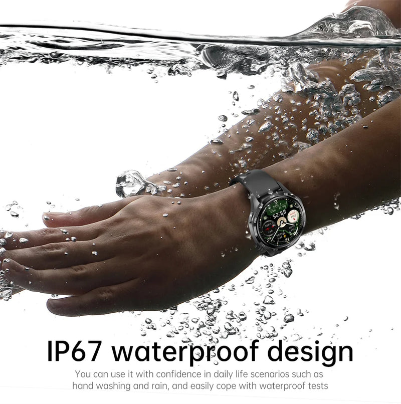 Para HUAWEI GT5 Pro GPS NFC Relógio Inteligente Masculino 360 * 360 Tela AMOLED Frequência cardíaca Bluetooth Chamada IP67 Homem à prova d'água Smartwatch 2024