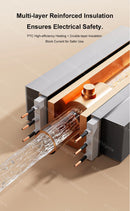 Banheira de Pés com Massagem Totalmente Automática, Aquecimento, Dobrável, Temperatura Constante, Lavagem de Pés, Alívio de Pressão, Massageador Relaxante, Spa