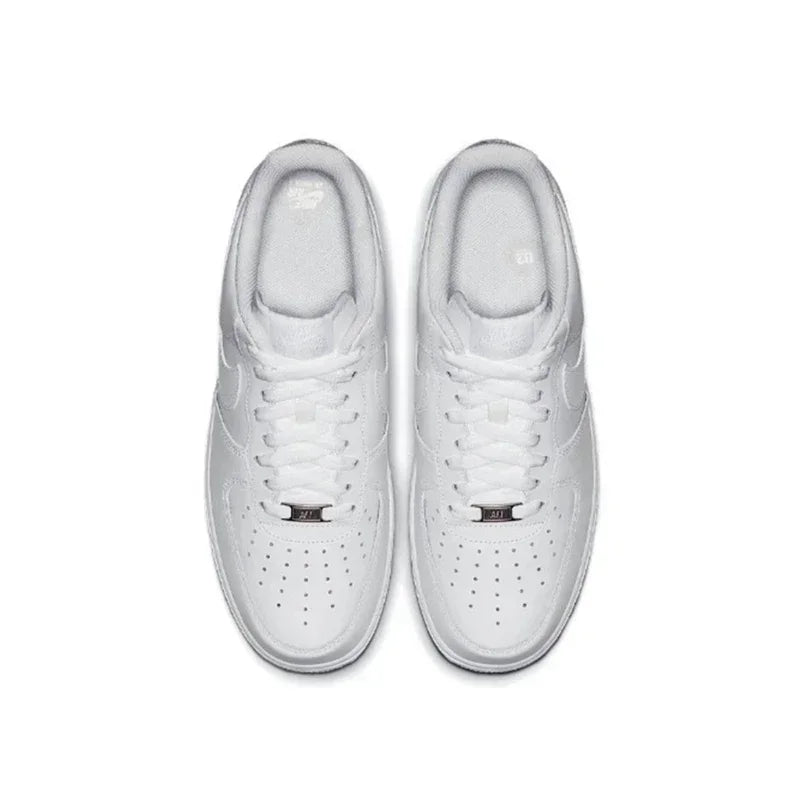 Originais Nike Air Force 1 Low '07 All White 315122-111/CW2288-111 Tênis de Skate Masculino Clássico de Cano Baixo para Homens e Mulheres