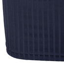 Homens Corrida Esportes Fitness Verão Novo Alto Elástico Listra Vertical Manga Curta Decote em V Slim Fit Malha Inferior Camisa Top