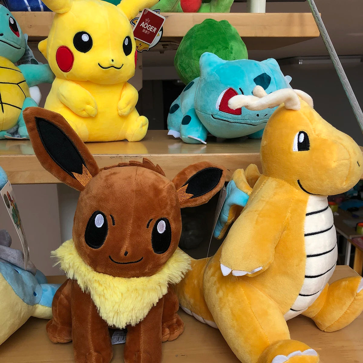Pokemon Brinquedo de Pelúcia de Alta Qualidade Com Etiqueta Anime Cartoon Pikachu Charmander Squirtle Bulbasaur Boneca de Pelúcia Presente Para Crianças Crianças
