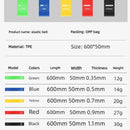 Elástico de Fitness, Banda de Resistência, Exercício de Yoga, Treinamento na Academia, Esportes, Anel de Fitness, Crossfit, Bandas de Resistência