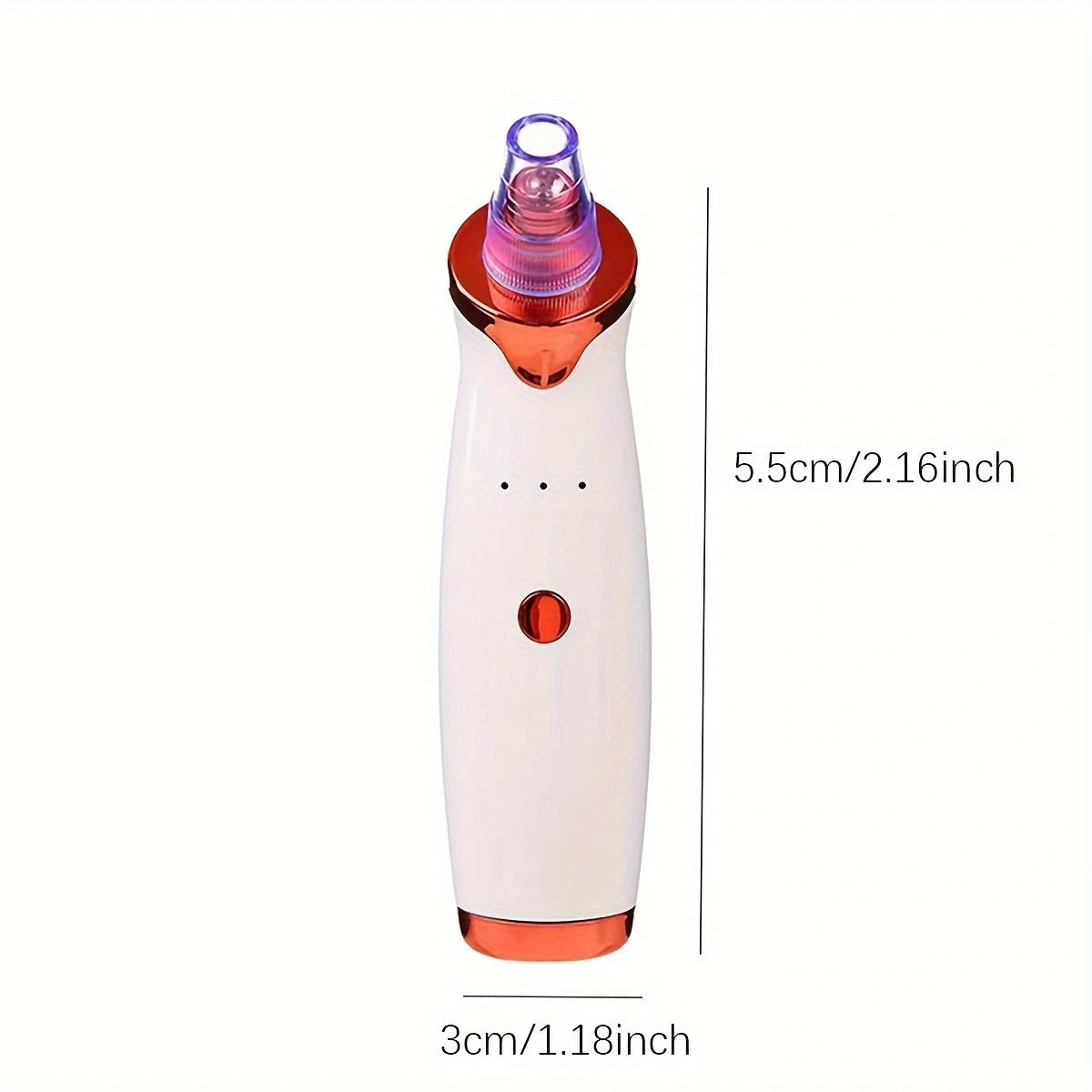 Removedor de Cravos Aspirador de Poros Limpador de Rosto Elétrico Remoção de Espinhas e Acne Remoção de Cravos USB Recarregável Ciclo de Água