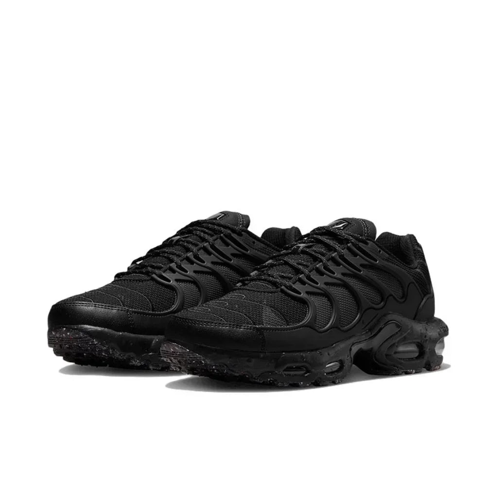 Nike Air Max Plus DM0032-003 Original Retro Low-top Casual Tênis Preto Cinza Tênis Masculino