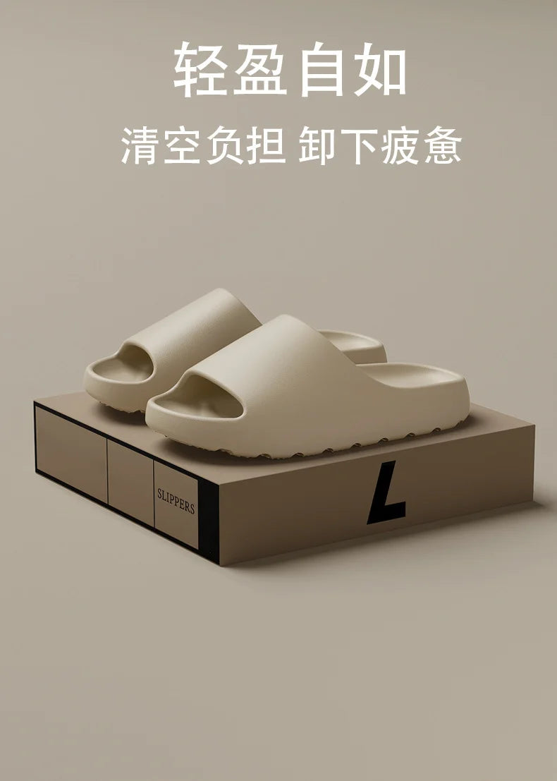 Casual Design Inovador Sapatos Homens EVA Soft-soled Leve Casa Chinelos de Alta Qualidade Exclusivo Marca Slides Em estoque