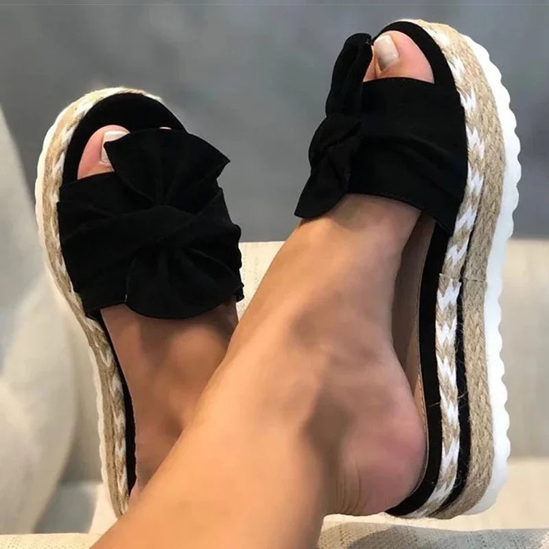Sandálias Mulheres Sandálias de Salto com Cunhas Sapatos para Mulheres Sandálias de Plataforma Chinelos de Verão Sandalias Mujer Sapatos Elegantes de Verão