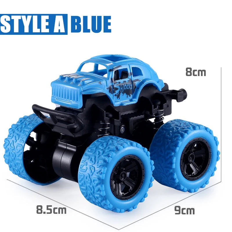 Puxe para trás o carro de brinquedo Rotação inercial do carro Veículo off-road com tração nas quatro rodas SUV Racing Power Car Toy CarGift para crianças