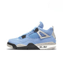 Nike Air Jordan 4 Basketball Shoes Men Shock-absorbent Anti-skid Special Edition Waterproof Mid-top Basketball Shoe Blue