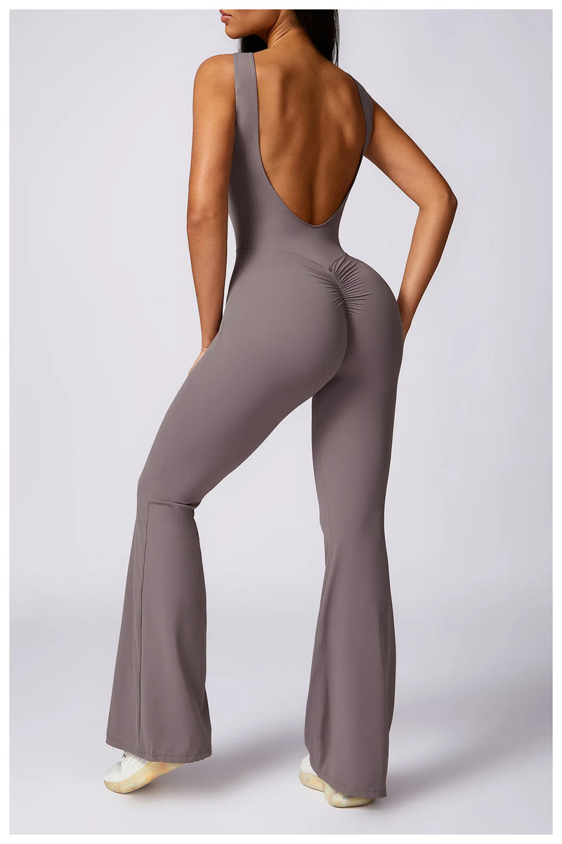 Nova Academia Mulheres Treinamento Yoga Set Sportswear Mulheres One Piece Macacão Macacão de Fitness Treino Feminino Legging Bodysuits