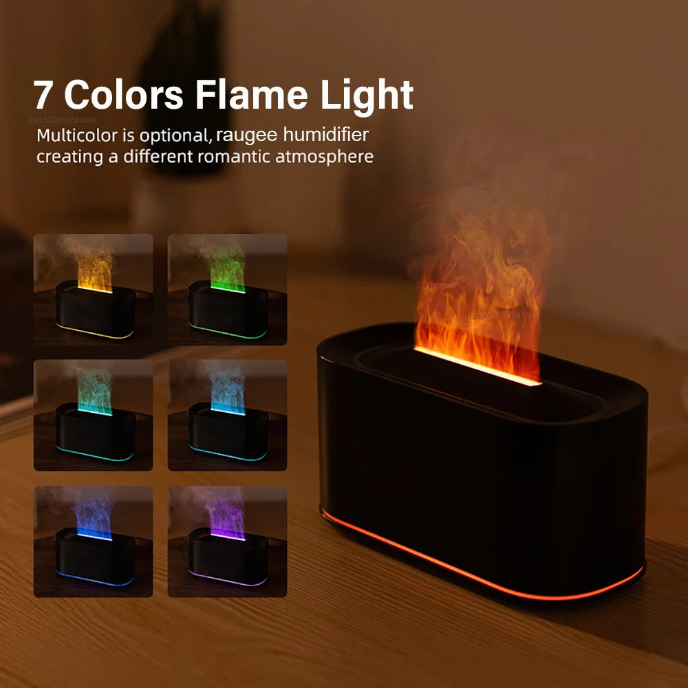 Humidificador de Aromas com Chama Difusor