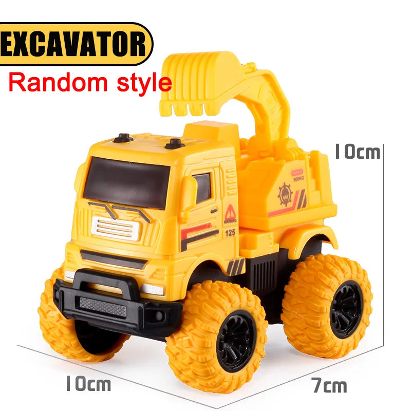 Puxe para trás o carro de brinquedo Rotação inercial do carro Veículo off-road com tração nas quatro rodas SUV Racing Power Car Toy CarGift para crianças