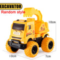 Puxe para trás o carro de brinquedo Rotação inercial do carro Veículo off-road com tração nas quatro rodas SUV Racing Power Car Toy CarGift para crianças