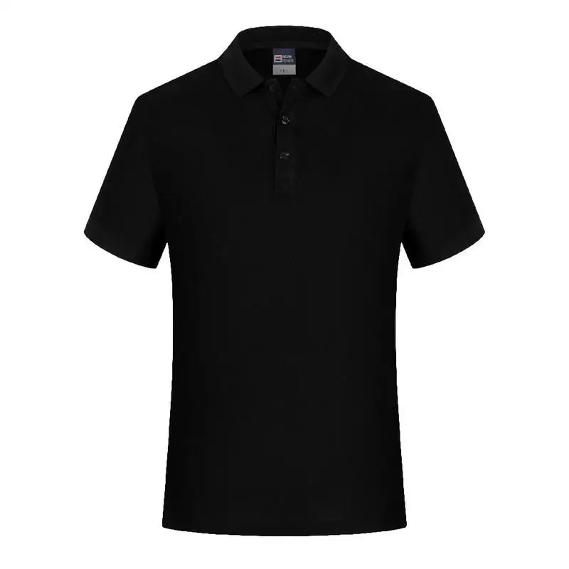 Camiseta Polo Masculina de Manga Curta Em Branco Branco Camisas de Colarinho Preto Camiseta Casual Roupas de Verão Para Homens Camisetas Polos Pour Hommes