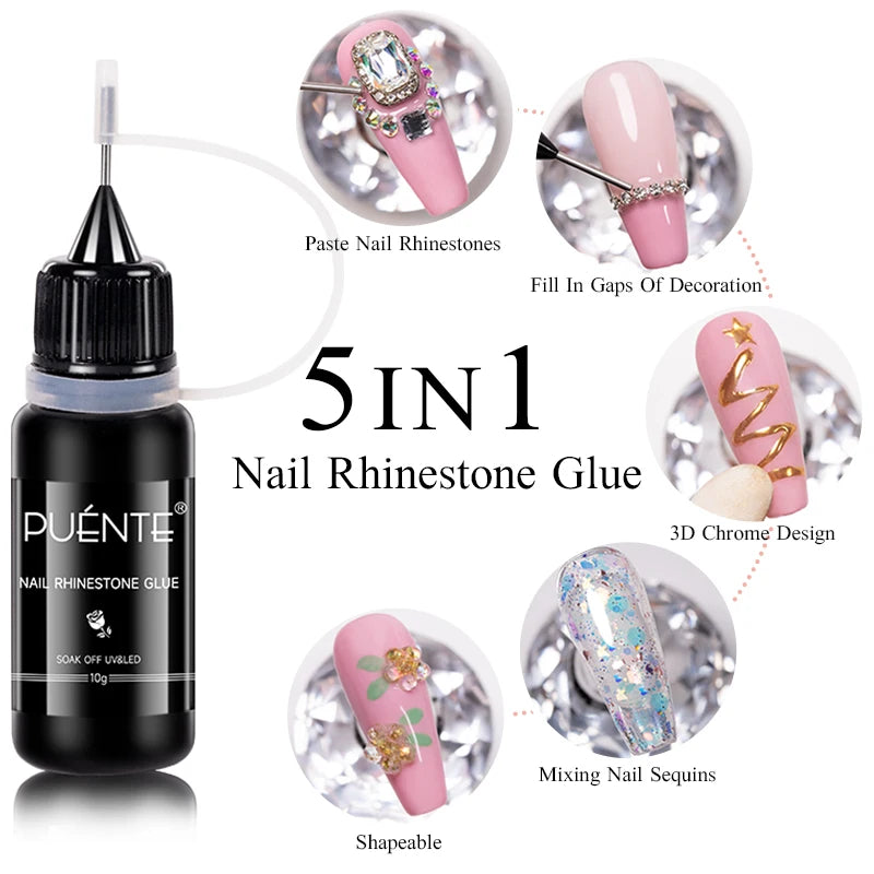 Solid Nail Tip Gel For Quickly Extend Nail Transparent 3D Modeling Carve Gel Soak Off UV Nail Art Gel Varnish 15ML Function Gel
