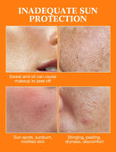 Protetor Solar Tintado FPS 50+ Hidratante Proteção UV para Rosto e Corpo Bloqueador Solar Leve Antienvelhecimento À Prova D'Água Clareador Uso Diário