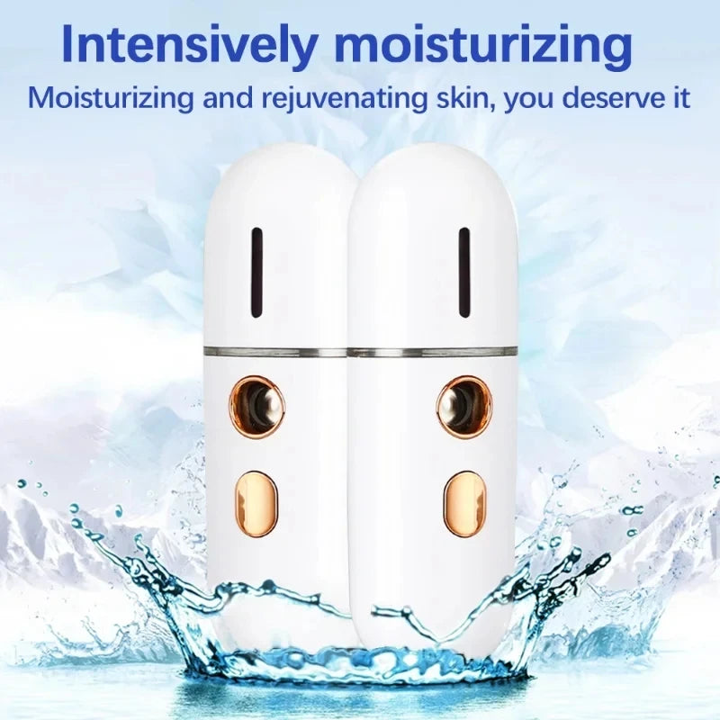 Mini Vaporizador Facial Nano Spray Hidratante