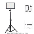 Luz de Videoconferência LED para Fotografia, Luz de Preenchimento Dimmable para Estúdio de Fotografia, Lâmpada de Preenchimento para Transmissão ao Vivo no Tiktok e Youtube
