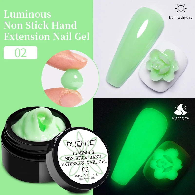 Solid Nail Tip Gel For Quickly Extend Nail Transparent 3D Modeling Carve Gel Soak Off UV Nail Art Gel Varnish 15ML Function Gel