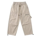 2024 Nova Primavera Outono Meninos Calças Calças Casuais de Perna Reta Grandes Crianças Calças Cargo Moda Cool Kids Roupas