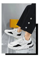 Sapatos masculinos novos tênis masculinos respiráveis de malha de verão quente sapatos casuais com sola grossa marca de orgasmo