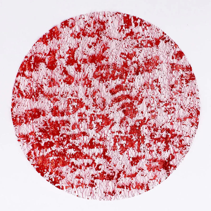 20 / 100PCS Placemats de folha metálica 33 cm redondos Super finos descartáveis Glitter Gold Table Mats para decoração de casa de festa de aniversário de casamento