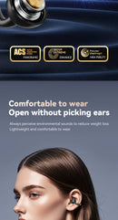 Novo Fone de Ouvido Bluetooth Sem Fio Inteligente com Tradução em Clip - Futuro Audiovisual com Tela Sensível ao Toque