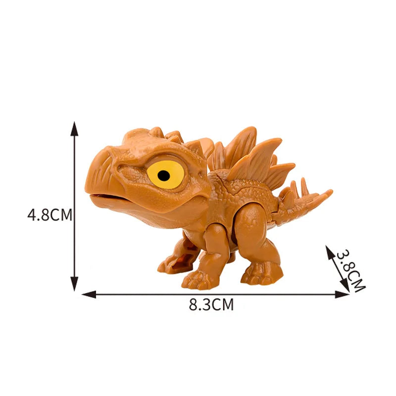 Brinquedos Modelo de Tiranossauro Triceratops de Dinossauro de Dedo Jurássico para Crianças Dinossauros Mordendo o Dedo Criativo Brinquedo Interativo Presente para Menino