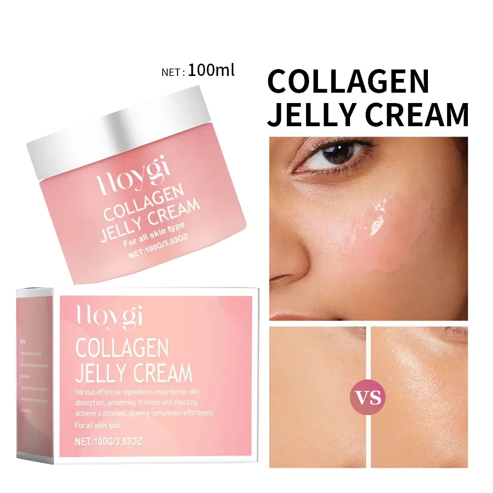 Creme Gel de Colágeno com Niacinamida para Rosto 100ml - Efeito Firmador, Calmante, Hidratante, Anti-idade