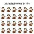 40 pcs/lote ww2 personagens militares wwii soldados do exército blocos de construção montagem de tijolos do exército nacional armas brinquedos para crianças