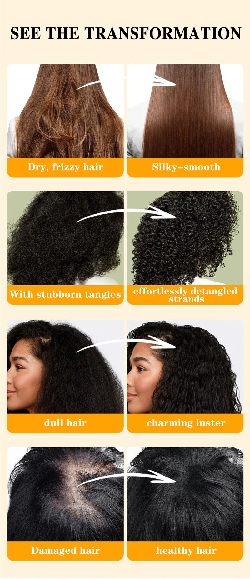 Máscara Capilar Batana Óleo Condicionador Batana 100% Natural Cuidados com o Cabelo Previne a Queda Nutre Pontas Secas Melhora a Maciez