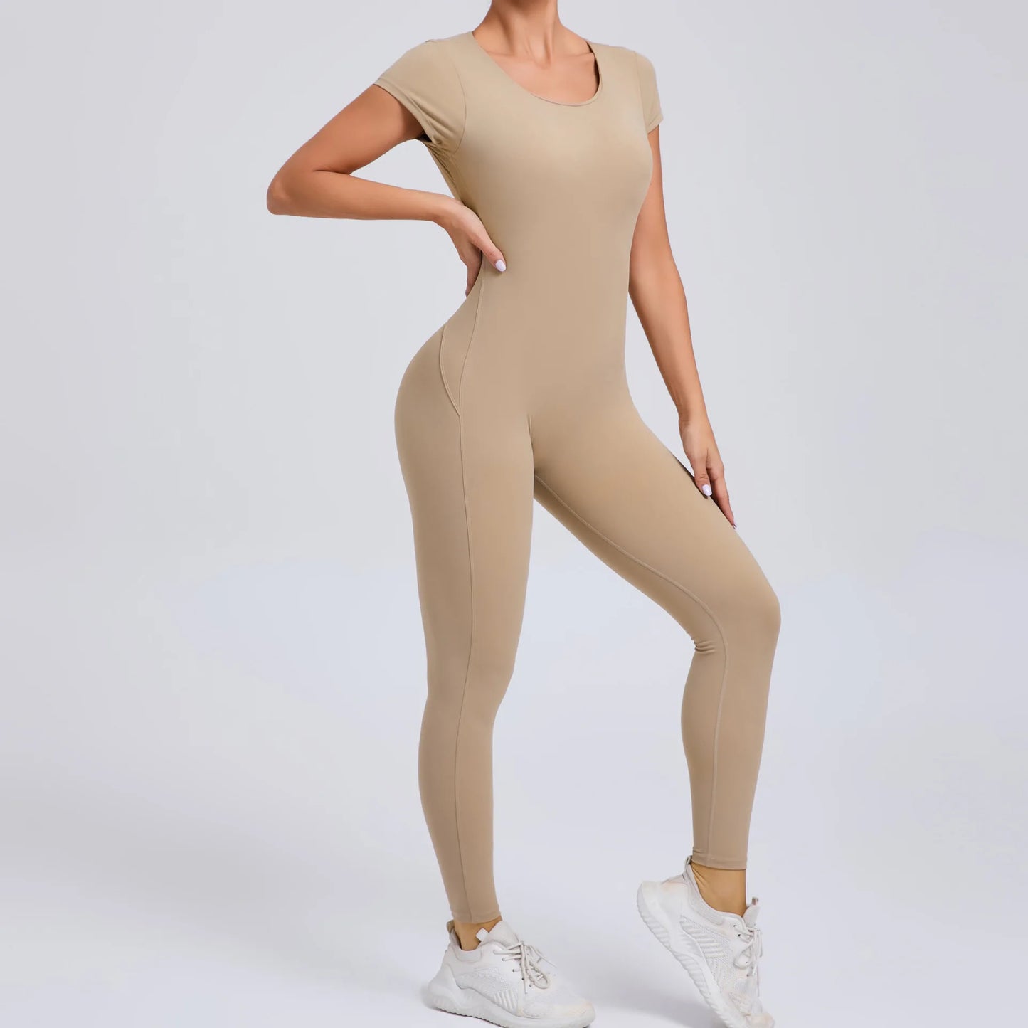 Sexy Mangas Compridas Terno Feminino Macacão Secagem Rápida Roupas de Ioga Treino Bodysuits Backless Esportes Macacão Mulheres Ginásio