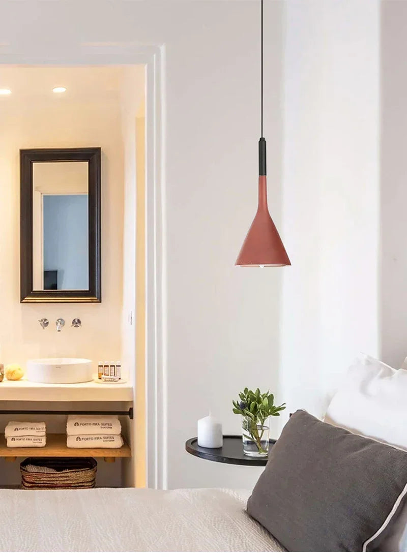 Luzes pendentes led modernas luz branca E27 para luminárias de cozinha Mesa de quarto Sala de jantar Abajur pendurado Lustre doméstico