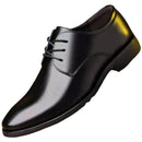 Primavera e Outono Britânico Casual Business Formal Sapatos de Couro Sapatos Masculinos Aumentando Sapatos Únicos Sapatos Sapatos Casuais Terno