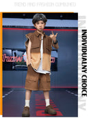 Verão Denim Crianças Roupas de Dança Hip Hop Trajes 4 Meninas Meninos Jazz Dança Desgaste Salão de Baile Camiseta Calças Shorts Dança Roupa de Palco