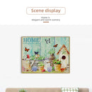 Bird Girl Pré-Impresso Cross Stitch Kit Completo DIY Bordado DMC Fios Artesanato Tricô Hobby Pacote Mágico Jóias