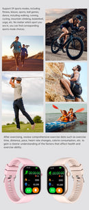 Relógio Inteligente 2025 para Mulheres, Tela Sensível ao Toque Completa, Chamada Bluetooth, À Prova d'Água, Relógio Fitness Esportivo, Smartwatch Lady Reloj Mujer