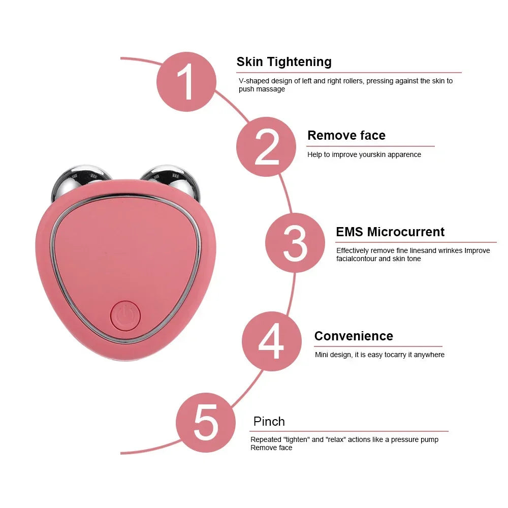 Massageador Facial Elétrico, rotina de beleza
