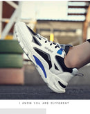 Homens Verão Malha Respirável Esportes Tênis de Corrida Na Moda Versátil Casual Anti-Odor Sapatos de Velho Sapatos da Moda Tênis Casuais