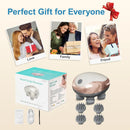 Massageador de Couro Cabeludo Elétrico Portátil à Mão, Raspa-Cabeça para Massagem Corporal Completa, Limpeza Profunda e Relaxamento do Estresse.