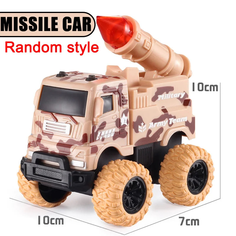 Puxe para trás o carro de brinquedo Rotação inercial do carro Veículo off-road com tração nas quatro rodas SUV Racing Power Car Toy CarGift para crianças