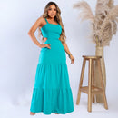 Fashion Blogger Tendencia Vestido Longo Aberto Nas Costas