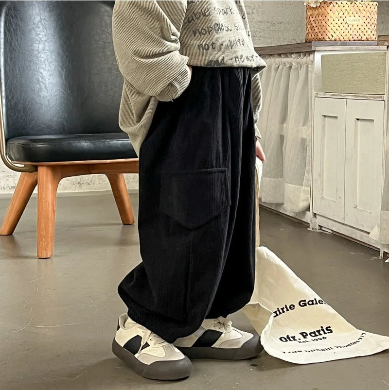 Calças para Bebês Meninos e Meninas 2024 Macacão de Bebê Simples para Meninos Legais Primavera e Outono Crianças Roupas Infantis Inferiores