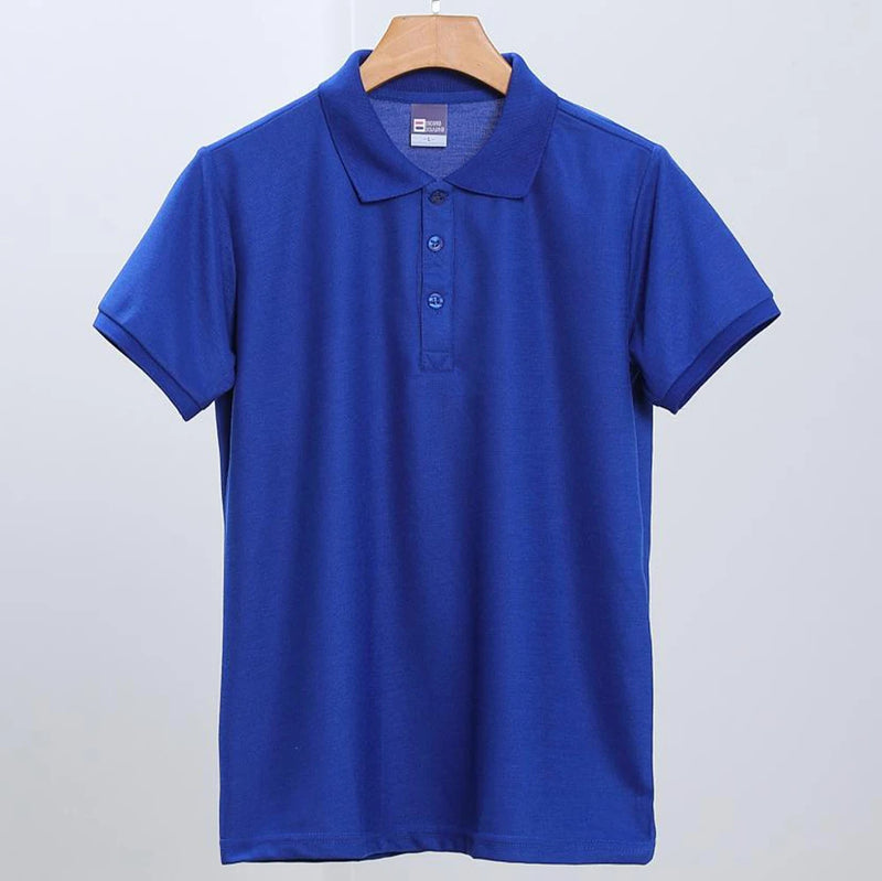 Camiseta Polo Masculina de Manga Curta Em Branco Branco Camisas de Colarinho Preto Camiseta Casual Roupas de Verão Para Homens Camisetas Polos Pour Hommes