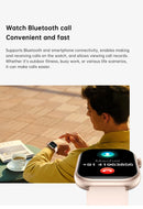 Relógio Inteligente 2025 para Mulheres, Tela Sensível ao Toque Completa, Chamada Bluetooth, À Prova d'Água, Relógio Fitness Esportivo, Smartwatch Lady Reloj Mujer