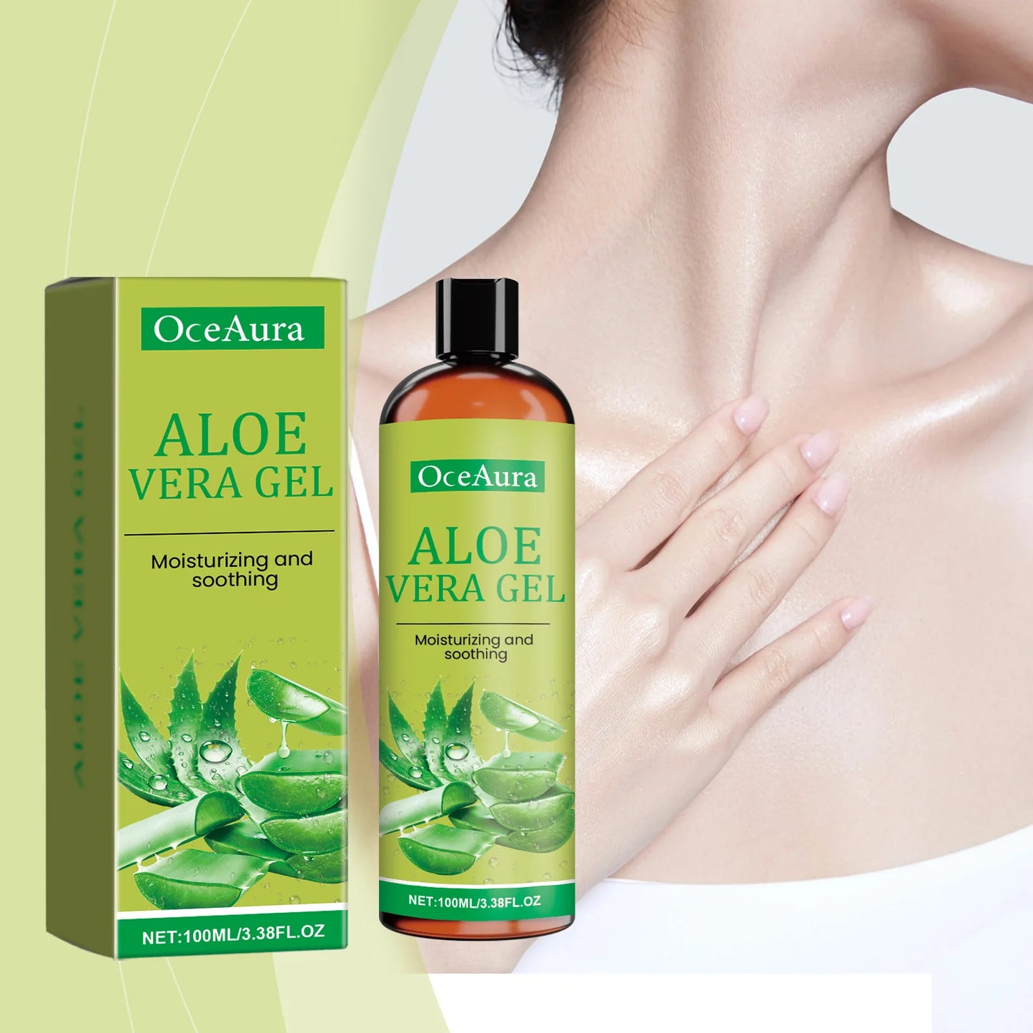 Gel de Aloe Vera Nutritivo Hidratante Suavizante Amaciante