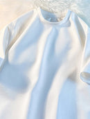 Camiseta Waffle Masculina Nova Gola Redonda Solta Camiseta Feminina Moda Casual Camisetas Verão High Street Oversized Meia Manga Camisetas Top