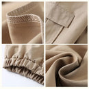 Kids Cargo Pants Solid Color Children Casual Trousers with Multi Pockets Elastic Waist Boys Cargo Pant Streetwear Spring Autumn