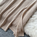 SINGREINY Verão Suave Malha 2 pcs Conjuntos Mulheres Halter Sem Mangas Camis + Bodycon Split Saia Com Cordão Oco Out Ternos De Férias