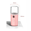 Spray Hidratante Facial Nano Vaporizador de Rosto Nebulizador para Casa e Viagem Mini Umidificador Recarregável Dispositivo de Beleza Feminino Cuidados com a Pele